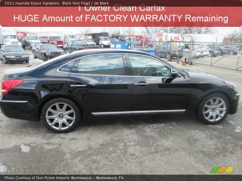 Black Noir Pearl / Jet Black 2011 Hyundai Equus Signature