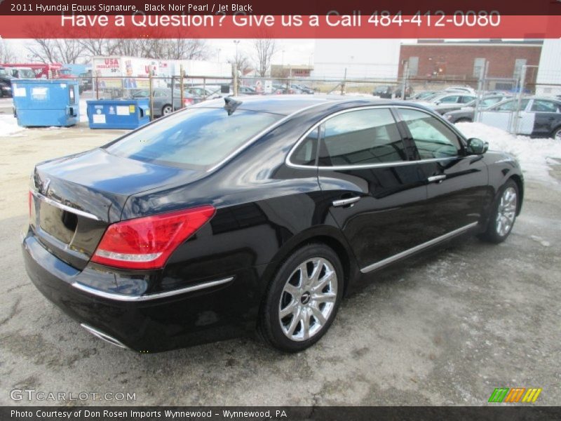 Black Noir Pearl / Jet Black 2011 Hyundai Equus Signature