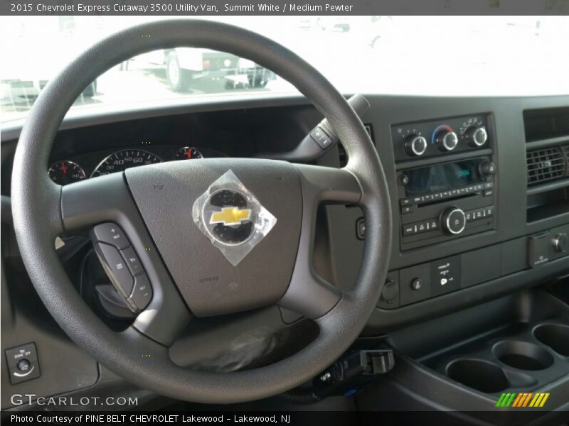 Summit White / Medium Pewter 2015 Chevrolet Express Cutaway 3500 Utility Van