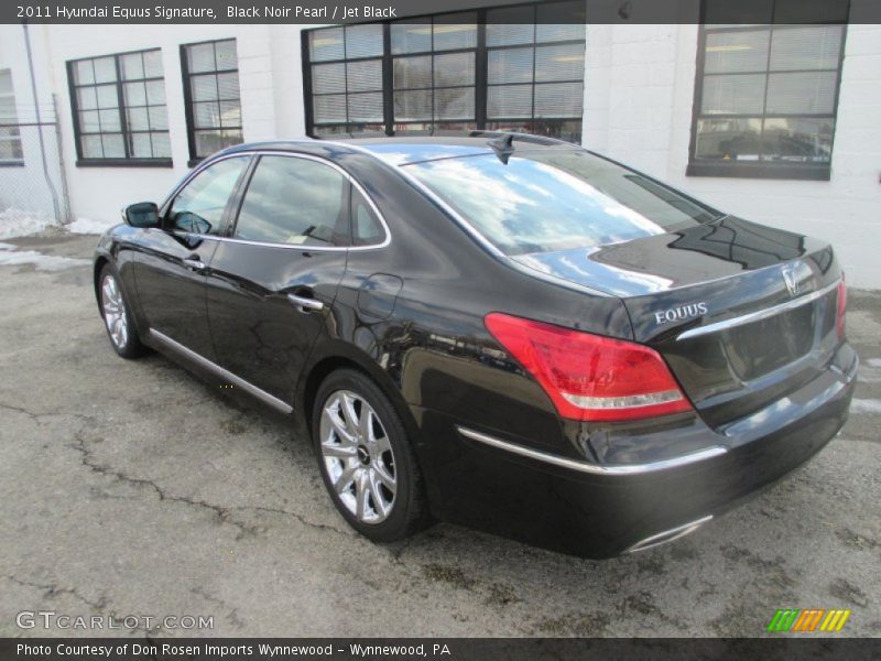 Black Noir Pearl / Jet Black 2011 Hyundai Equus Signature