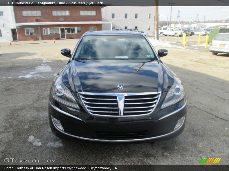 Black Noir Pearl / Jet Black 2011 Hyundai Equus Signature