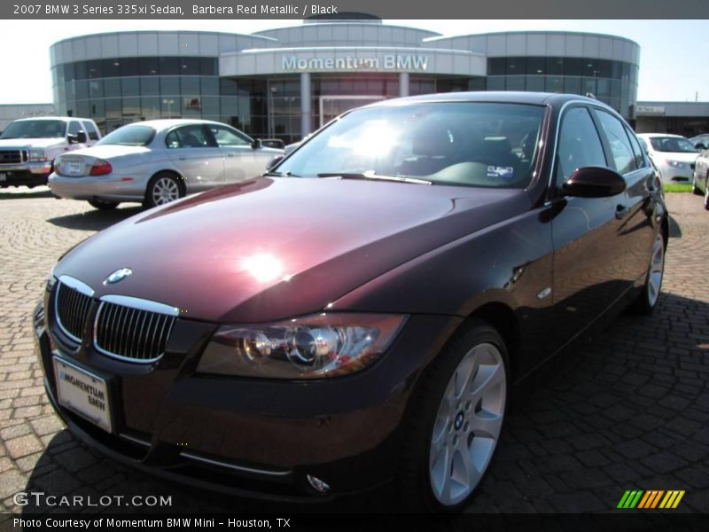 Barbera Red Metallic / Black 2007 BMW 3 Series 335xi Sedan