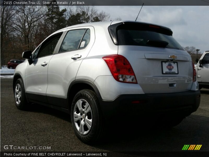 Silver Ice Metallic / Jet Black 2015 Chevrolet Trax LS