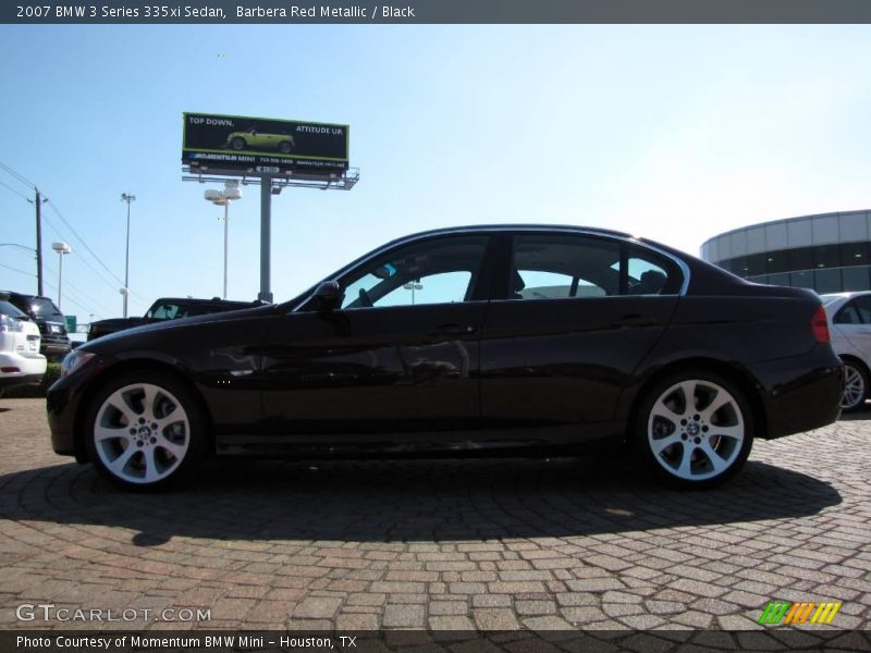 Barbera Red Metallic / Black 2007 BMW 3 Series 335xi Sedan