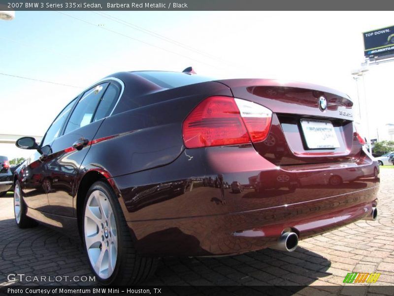 Barbera Red Metallic / Black 2007 BMW 3 Series 335xi Sedan