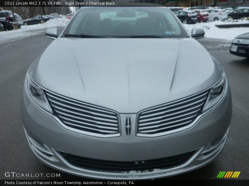 Ingot Silver / Charcoal Black 2013 Lincoln MKZ 3.7L V6 FWD