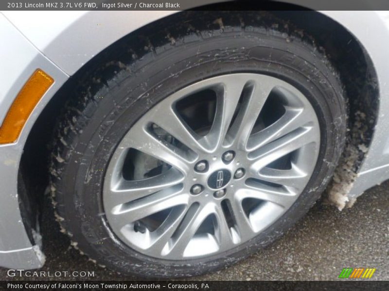 Ingot Silver / Charcoal Black 2013 Lincoln MKZ 3.7L V6 FWD