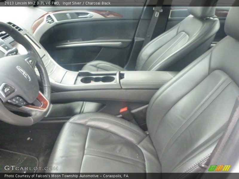 Ingot Silver / Charcoal Black 2013 Lincoln MKZ 3.7L V6 FWD