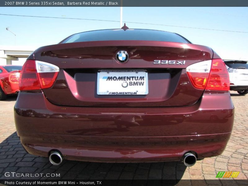 Barbera Red Metallic / Black 2007 BMW 3 Series 335xi Sedan