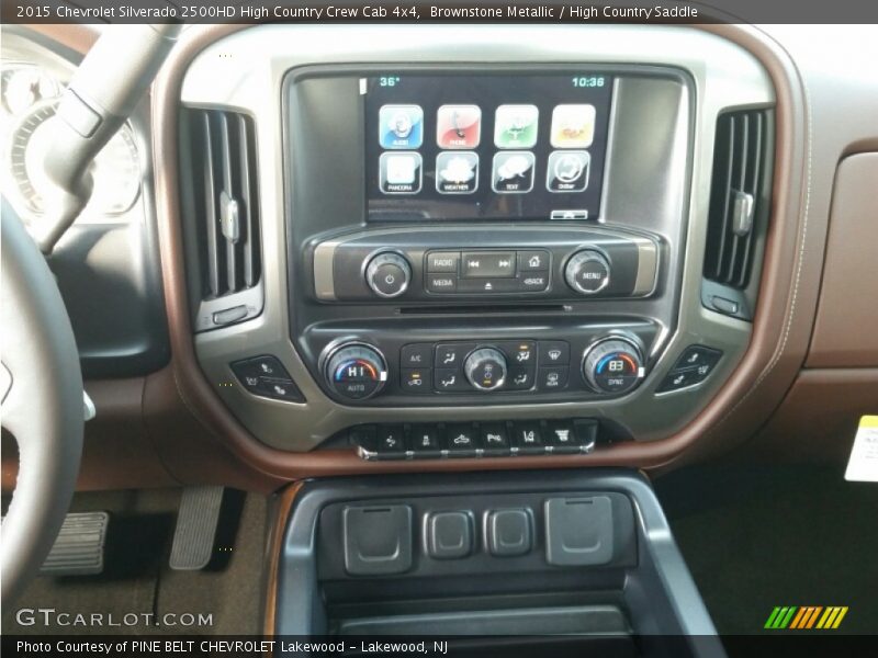Controls of 2015 Silverado 2500HD High Country Crew Cab 4x4