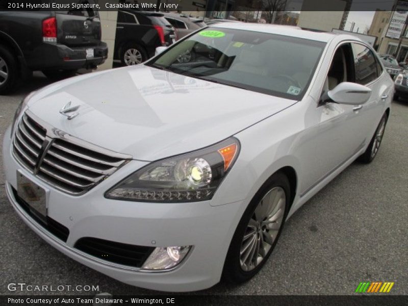 Casablanca White / Ivory 2014 Hyundai Equus Signature