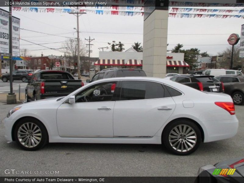 Casablanca White / Ivory 2014 Hyundai Equus Signature