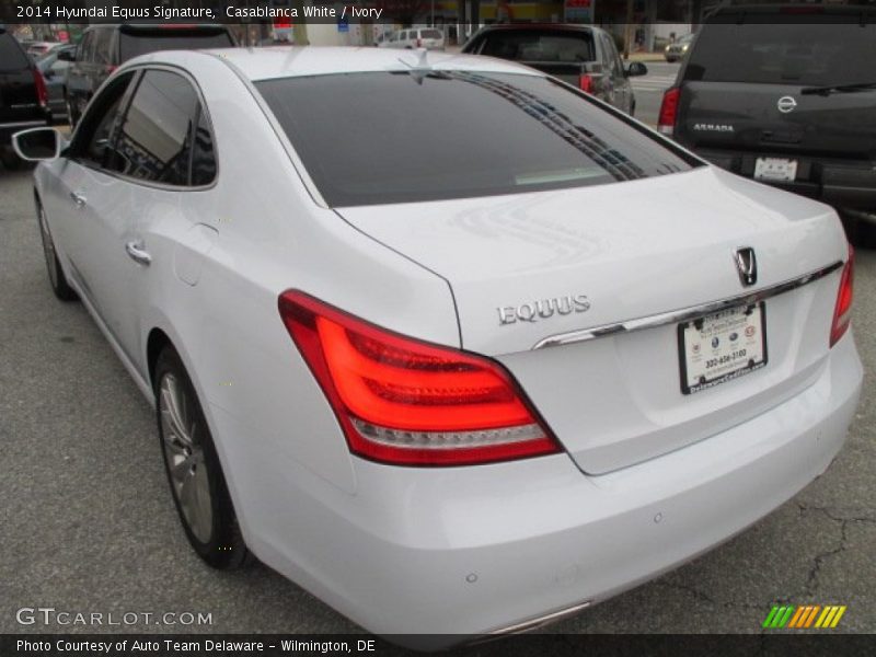 Casablanca White / Ivory 2014 Hyundai Equus Signature