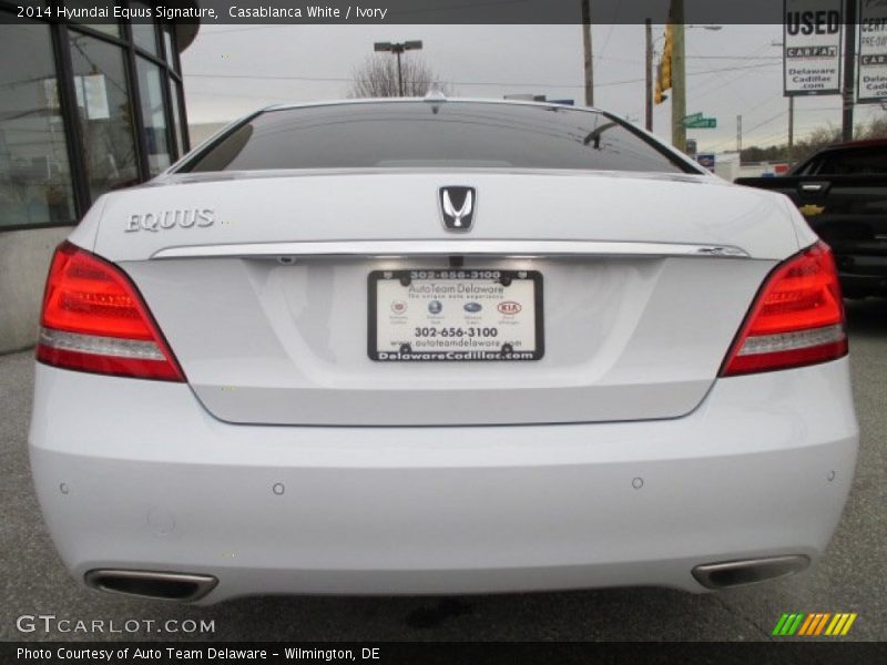 Casablanca White / Ivory 2014 Hyundai Equus Signature