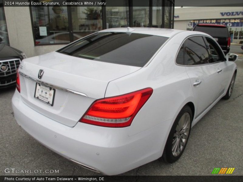 Casablanca White / Ivory 2014 Hyundai Equus Signature