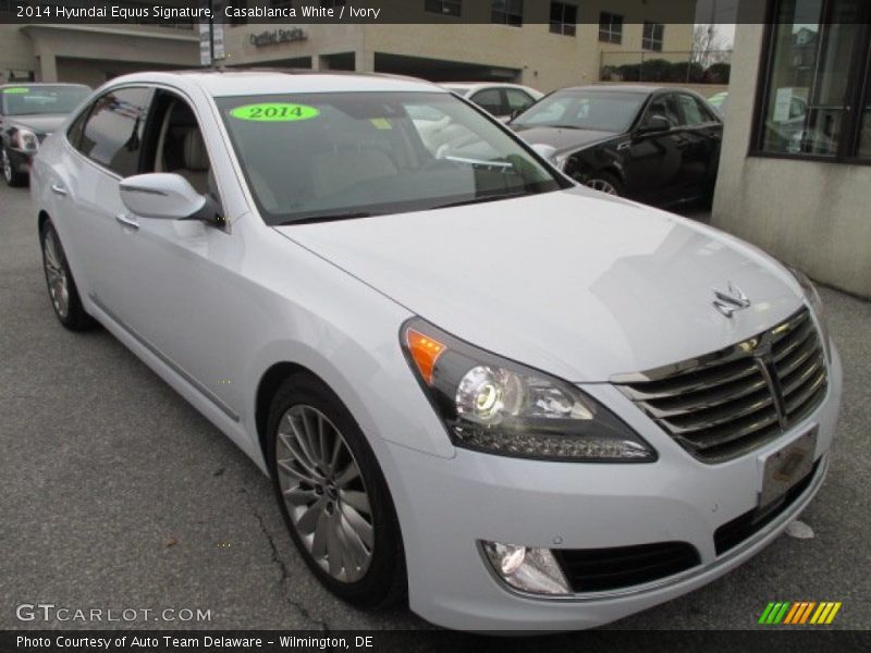 Casablanca White / Ivory 2014 Hyundai Equus Signature