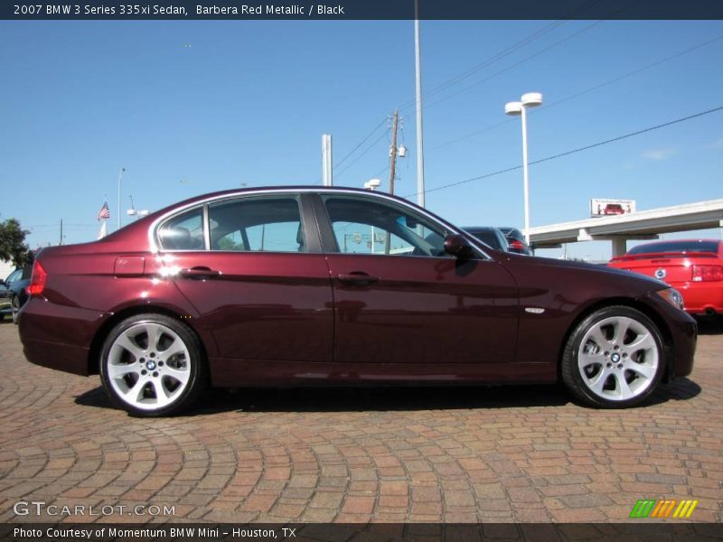 Barbera Red Metallic / Black 2007 BMW 3 Series 335xi Sedan