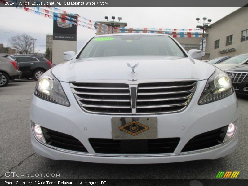 Casablanca White / Ivory 2014 Hyundai Equus Signature