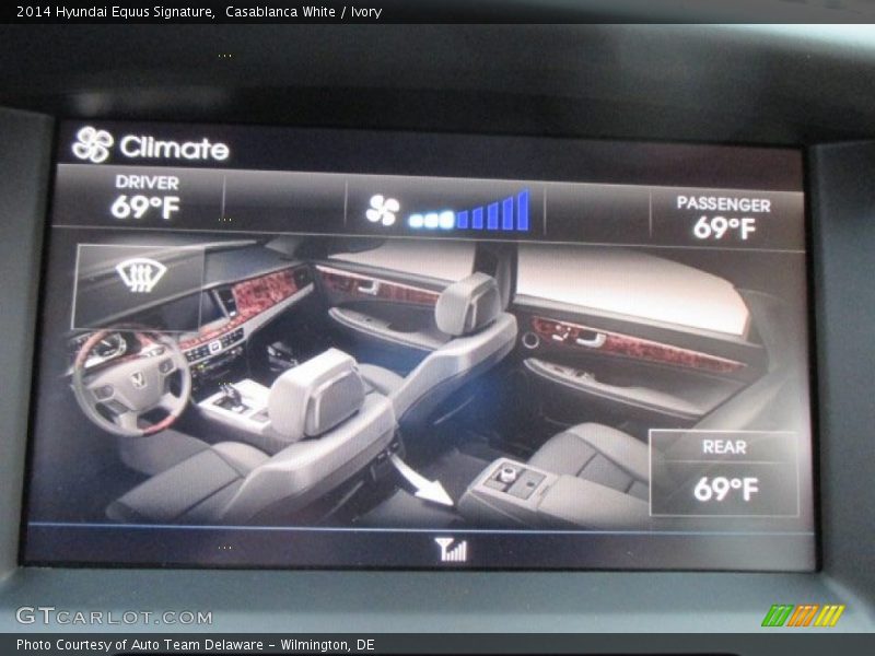 Casablanca White / Ivory 2014 Hyundai Equus Signature