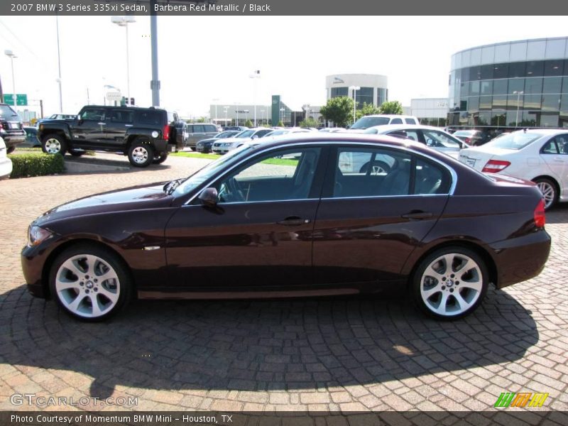 Barbera Red Metallic / Black 2007 BMW 3 Series 335xi Sedan