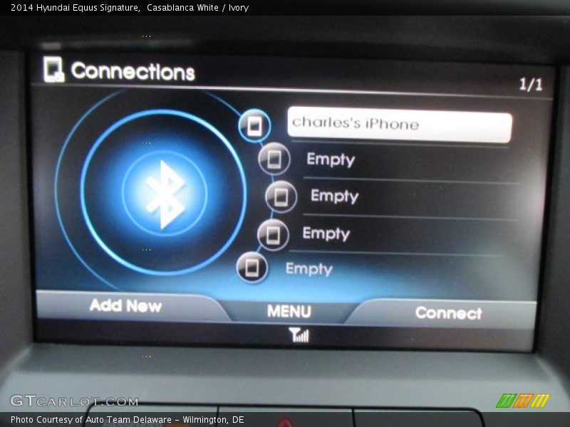 Casablanca White / Ivory 2014 Hyundai Equus Signature