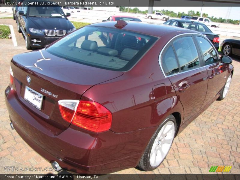 Barbera Red Metallic / Black 2007 BMW 3 Series 335xi Sedan