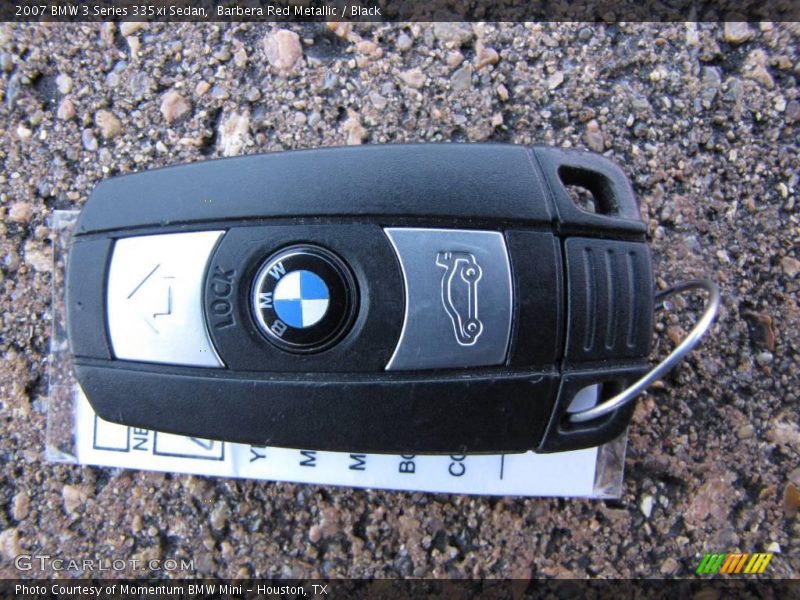 Barbera Red Metallic / Black 2007 BMW 3 Series 335xi Sedan