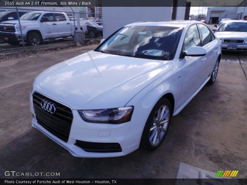 Ibis White / Black 2015 Audi A4 2.0T Premium