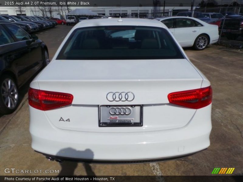 Ibis White / Black 2015 Audi A4 2.0T Premium