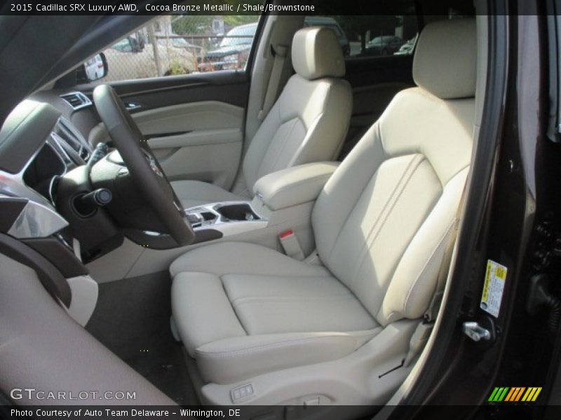 Cocoa Bronze Metallic / Shale/Brownstone 2015 Cadillac SRX Luxury AWD