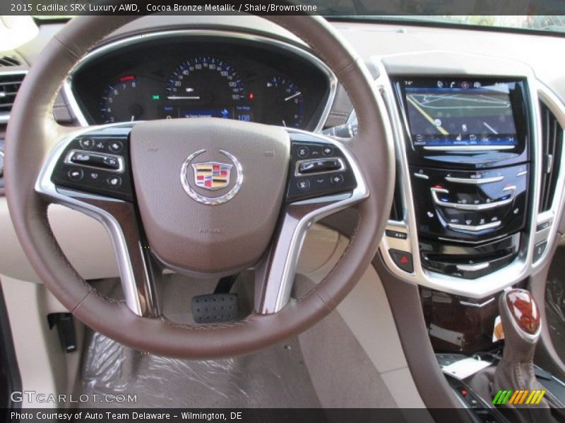 Cocoa Bronze Metallic / Shale/Brownstone 2015 Cadillac SRX Luxury AWD