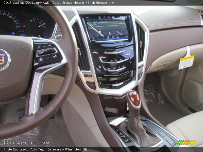 Cocoa Bronze Metallic / Shale/Brownstone 2015 Cadillac SRX Luxury AWD