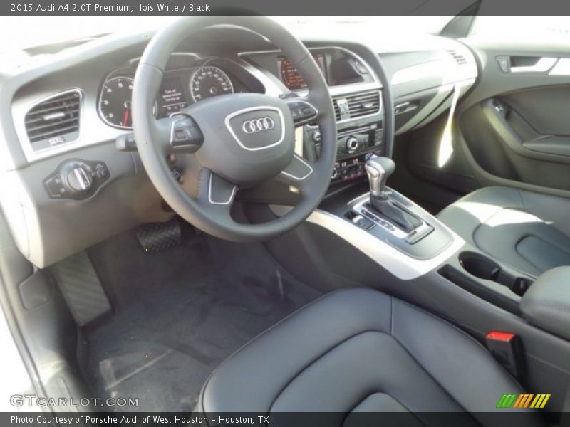 Ibis White / Black 2015 Audi A4 2.0T Premium