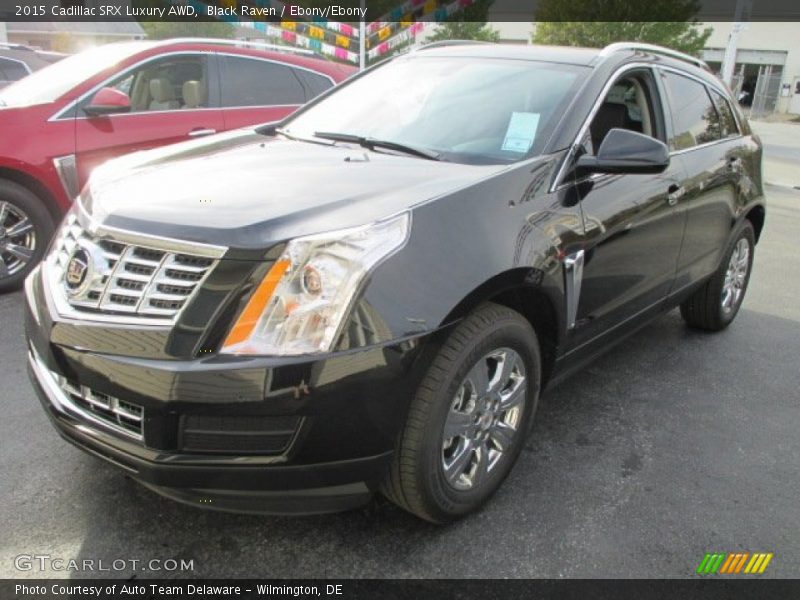 Black Raven / Ebony/Ebony 2015 Cadillac SRX Luxury AWD