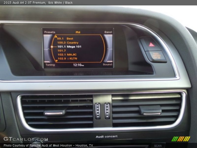 Ibis White / Black 2015 Audi A4 2.0T Premium