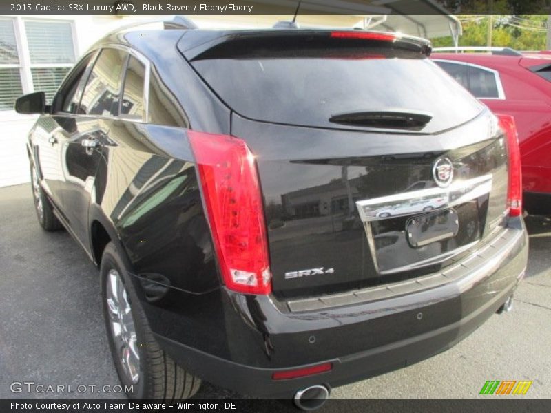 Black Raven / Ebony/Ebony 2015 Cadillac SRX Luxury AWD