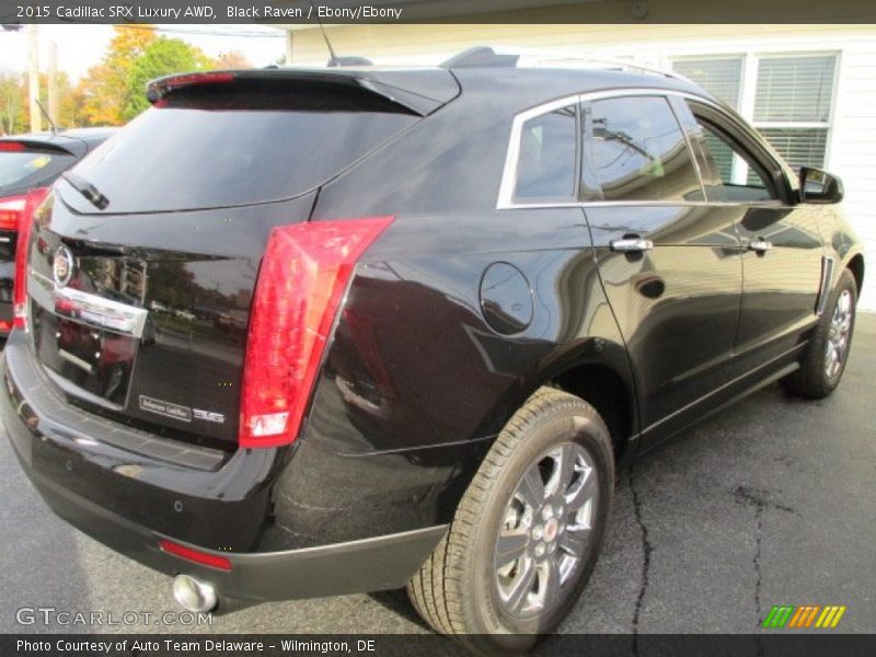 Black Raven / Ebony/Ebony 2015 Cadillac SRX Luxury AWD
