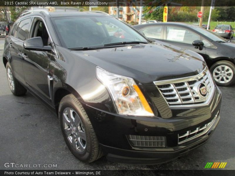 Black Raven / Ebony/Ebony 2015 Cadillac SRX Luxury AWD