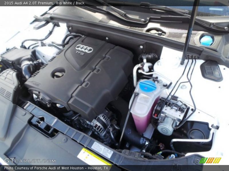 Ibis White / Black 2015 Audi A4 2.0T Premium