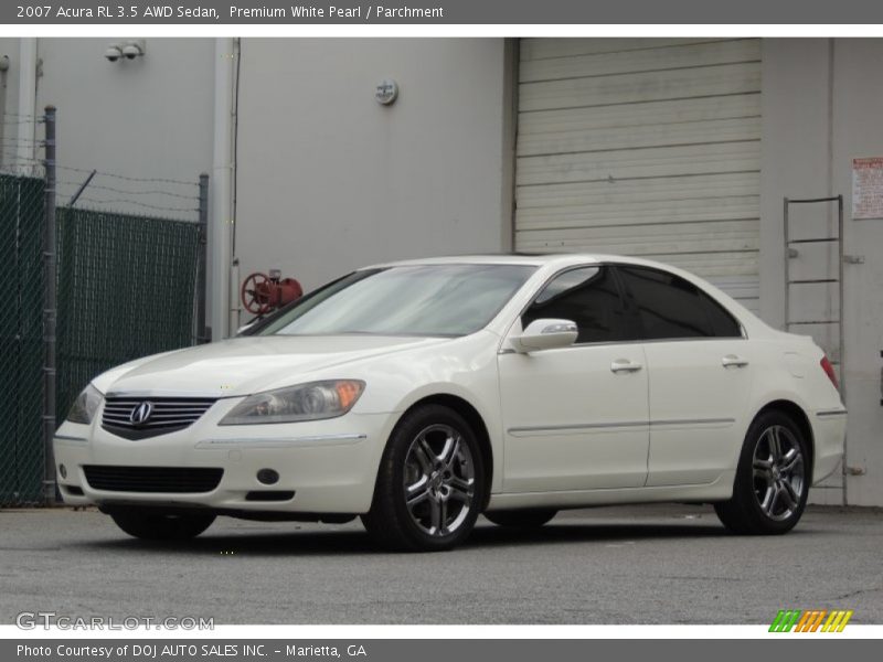 Front 3/4 View of 2007 RL 3.5 AWD Sedan