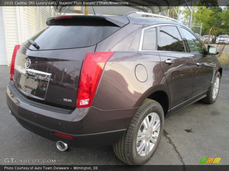 Majestic Plum Metallic / Shale/Brownstone 2015 Cadillac SRX Luxury AWD