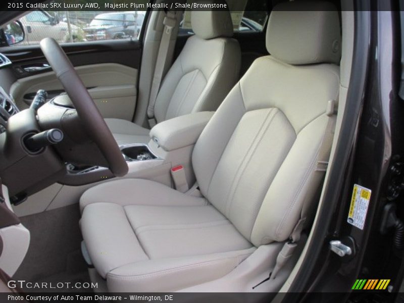 Majestic Plum Metallic / Shale/Brownstone 2015 Cadillac SRX Luxury AWD