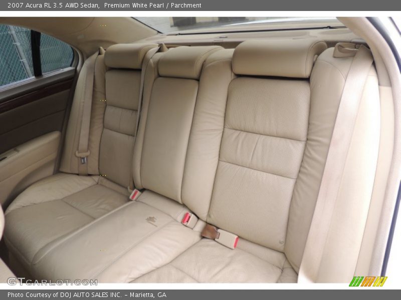Premium White Pearl / Parchment 2007 Acura RL 3.5 AWD Sedan
