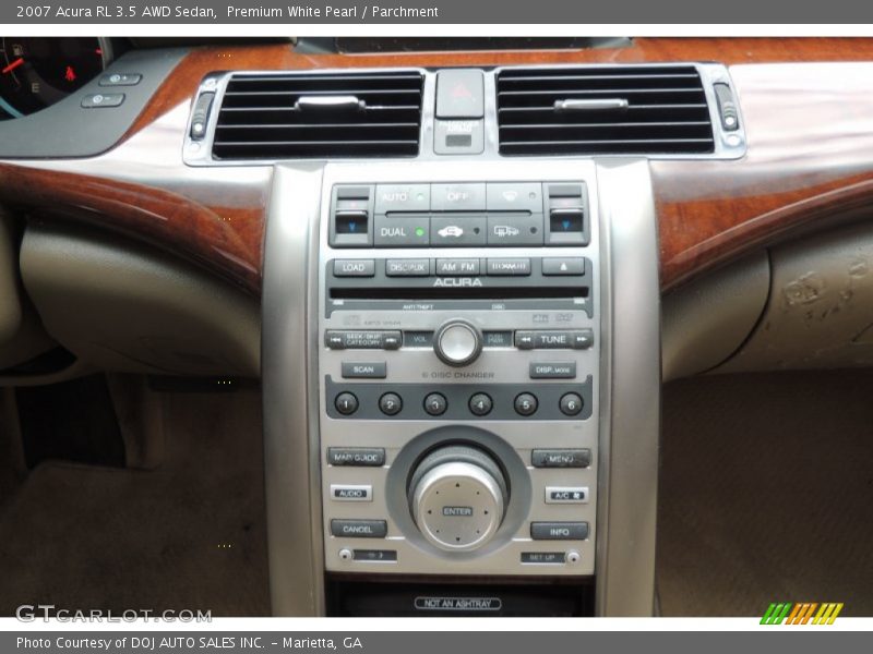Premium White Pearl / Parchment 2007 Acura RL 3.5 AWD Sedan