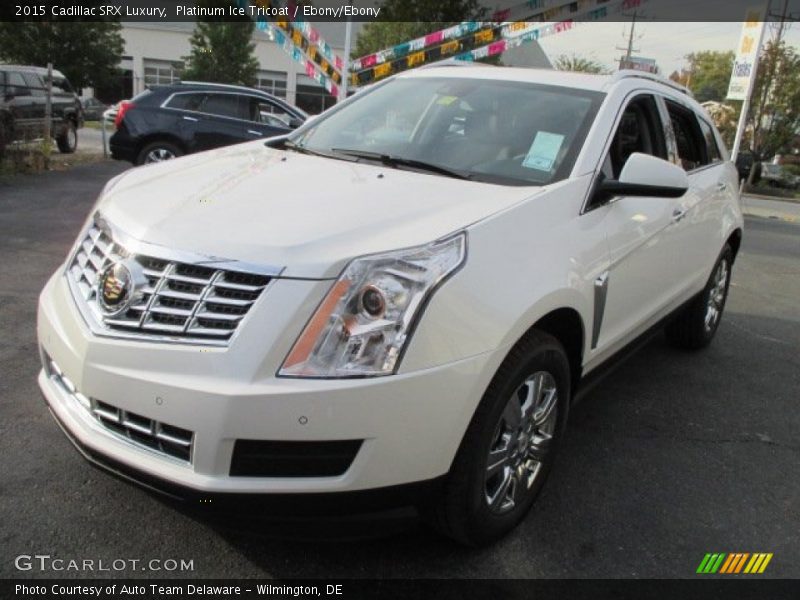 Platinum Ice Tricoat / Ebony/Ebony 2015 Cadillac SRX Luxury