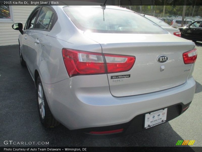 Bright Silver / Black 2015 Kia Rio EX