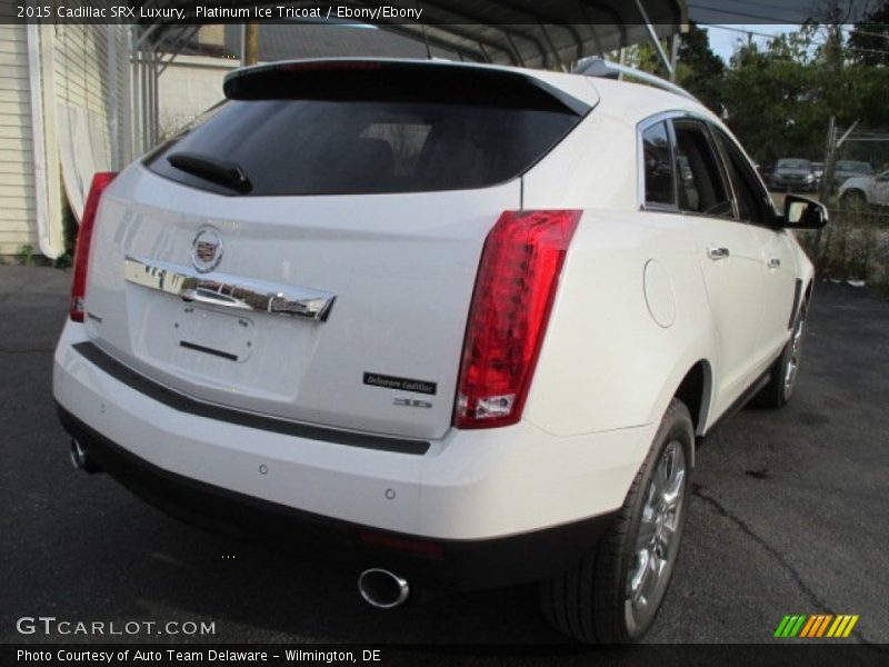 Platinum Ice Tricoat / Ebony/Ebony 2015 Cadillac SRX Luxury