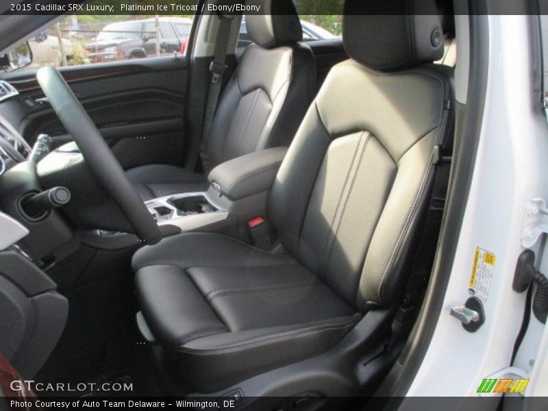 Platinum Ice Tricoat / Ebony/Ebony 2015 Cadillac SRX Luxury