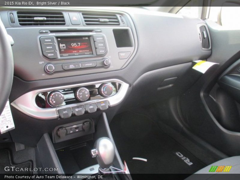Bright Silver / Black 2015 Kia Rio EX