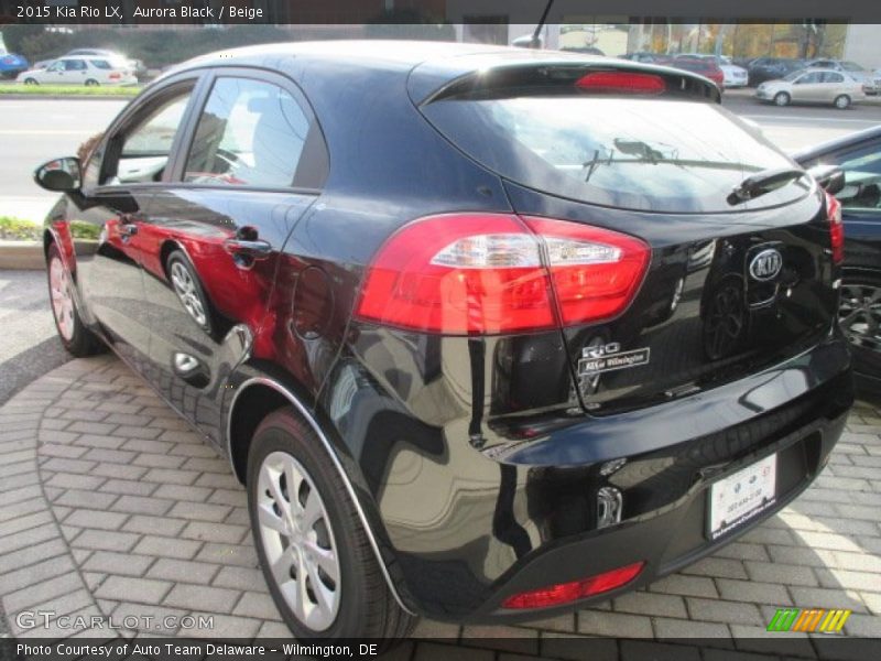 Aurora Black / Beige 2015 Kia Rio LX